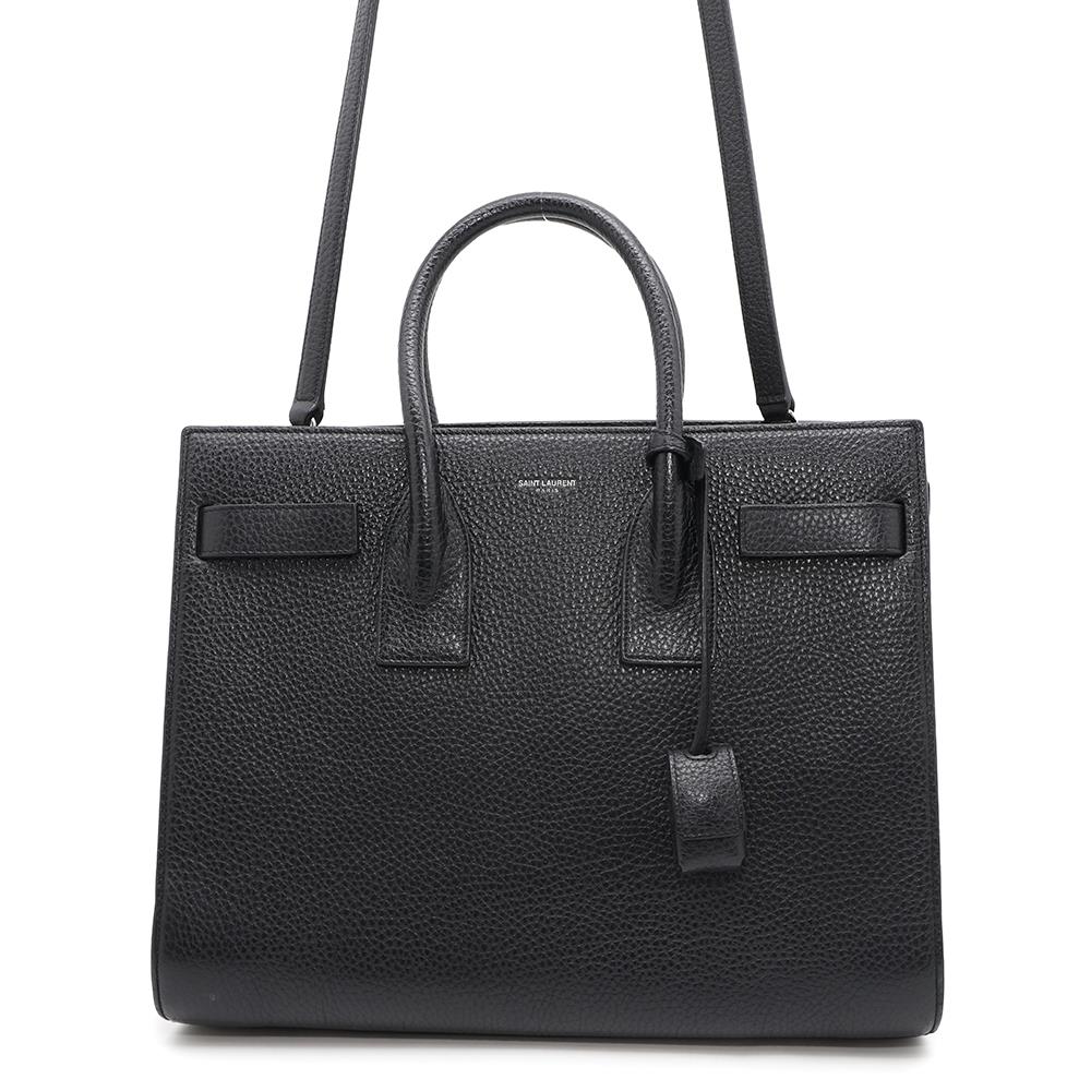 SAINT LAURENT PARIS Jour 2wayBag Black355153 Leather