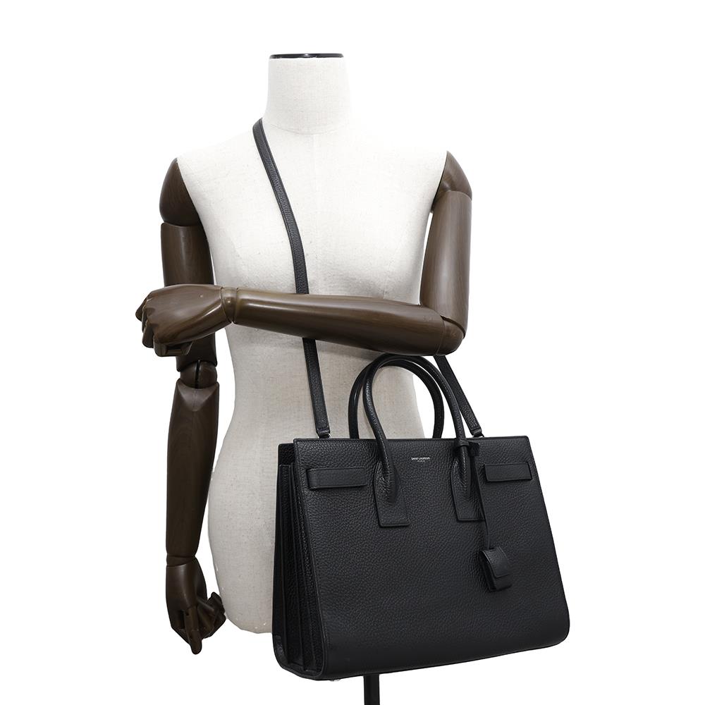 SAINT LAURENT PARIS Jour 2wayBag Black355153 Leather