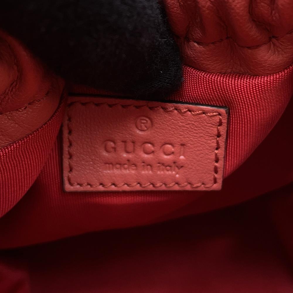 GUCCI Blondie Mini Bucket Pink760313 Leather