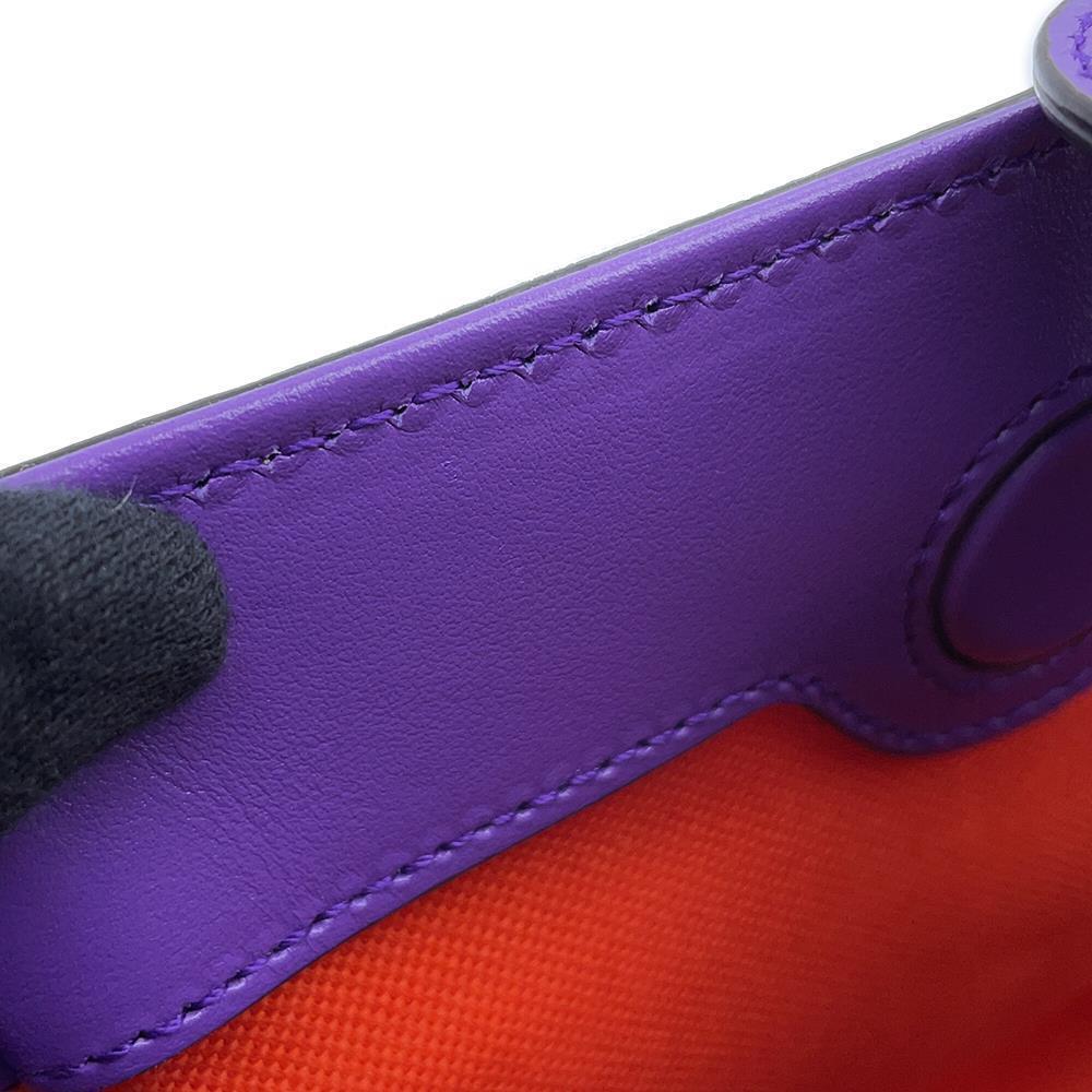GUCCI GG embossed 2wayHandbag Purple/Orange696010 Leather