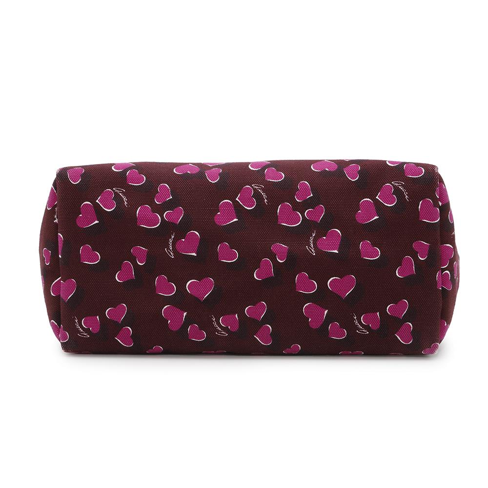 GUCCI Heart Tote Bag Bordeaux/Pink282439 Canvas Leather