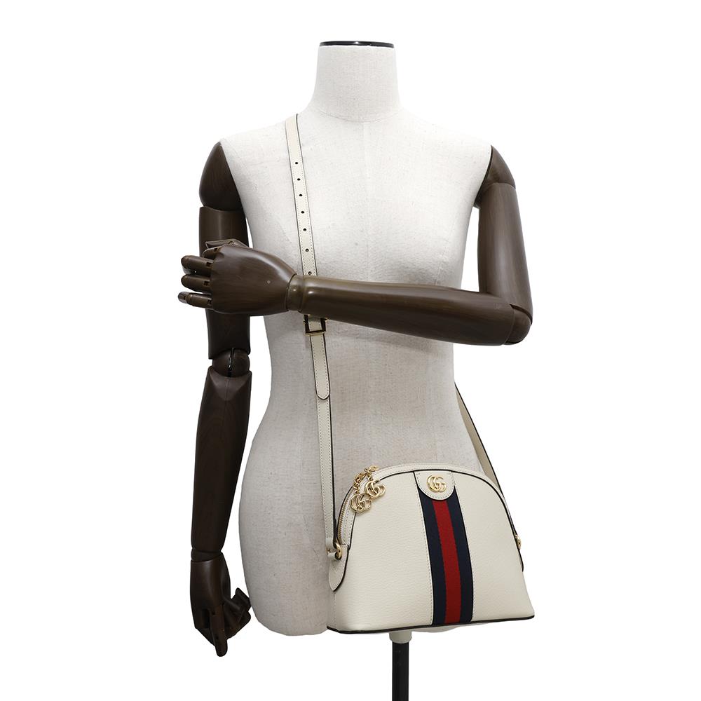 GUCCI Ophidia Shoulder Bag Ivory719881 Leather