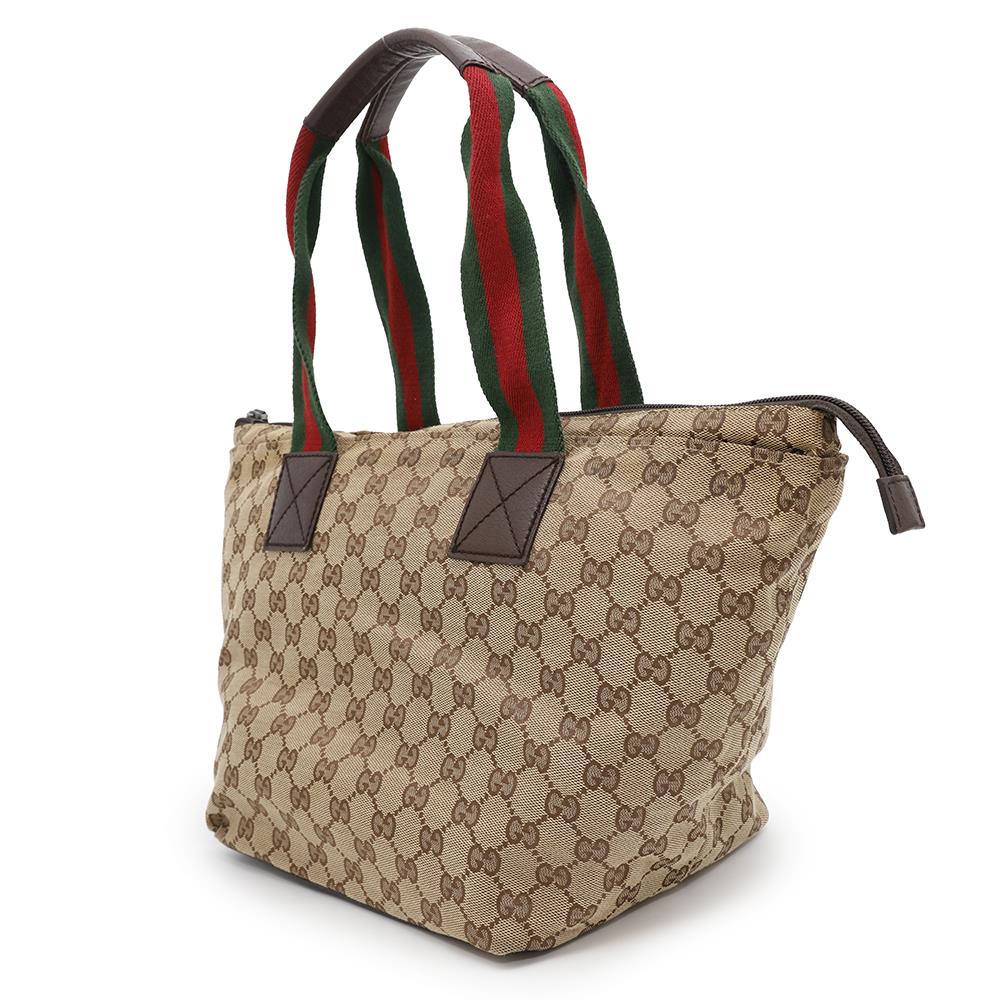GUCCI GG Canvas Tote Bag Beige131230 GG Canvas