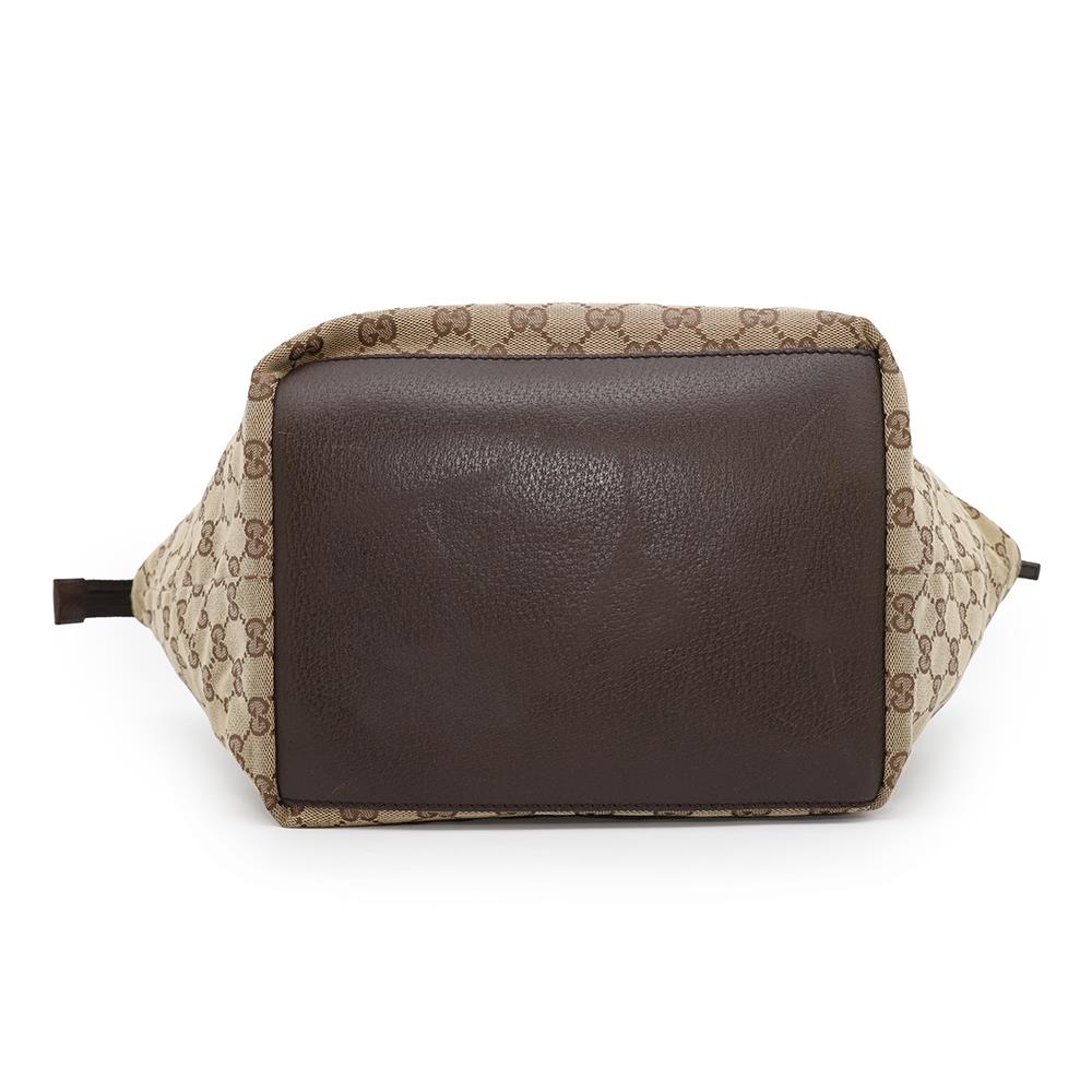 GUCCI GG Canvas Tote Bag Beige131230 GG Canvas
