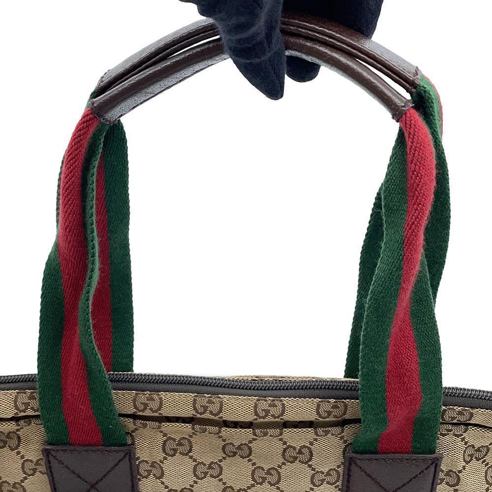 GUCCI GG Canvas Tote Bag Beige131230 GG Canvas