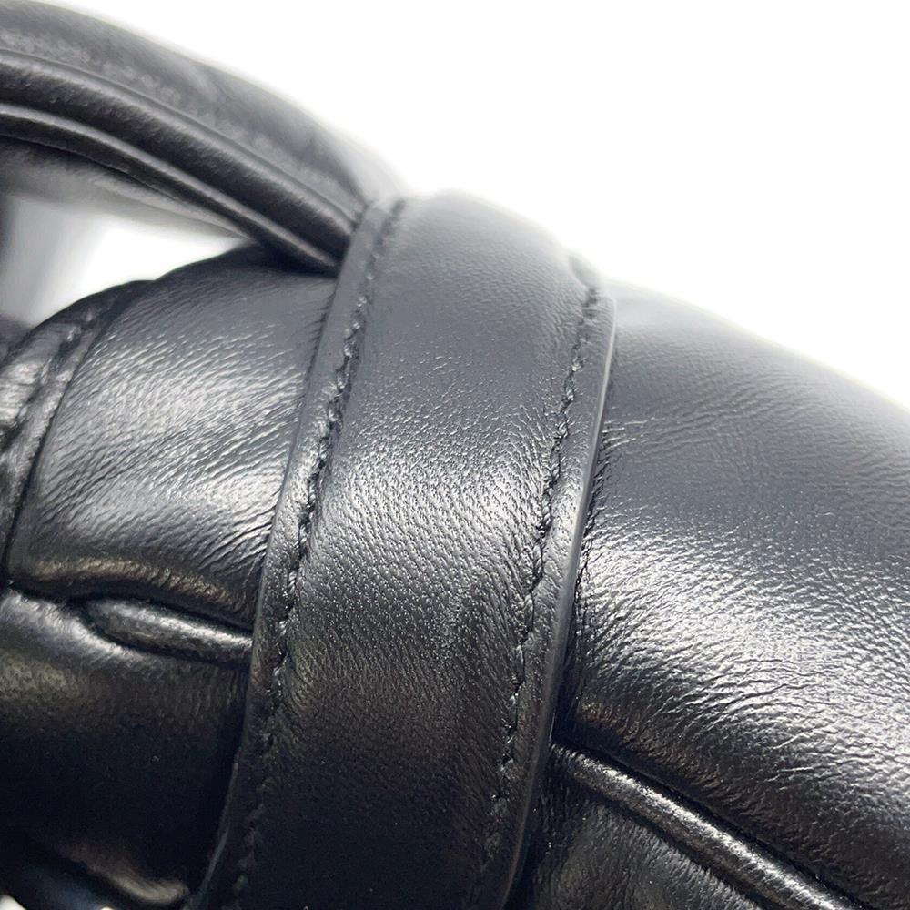 GUCCI Horsebit Shoulder Bag Black764339 Leather