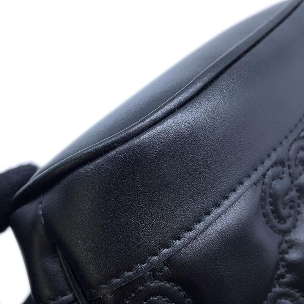 GUCCI GGMatelasse bucket bag Black728231 Leather