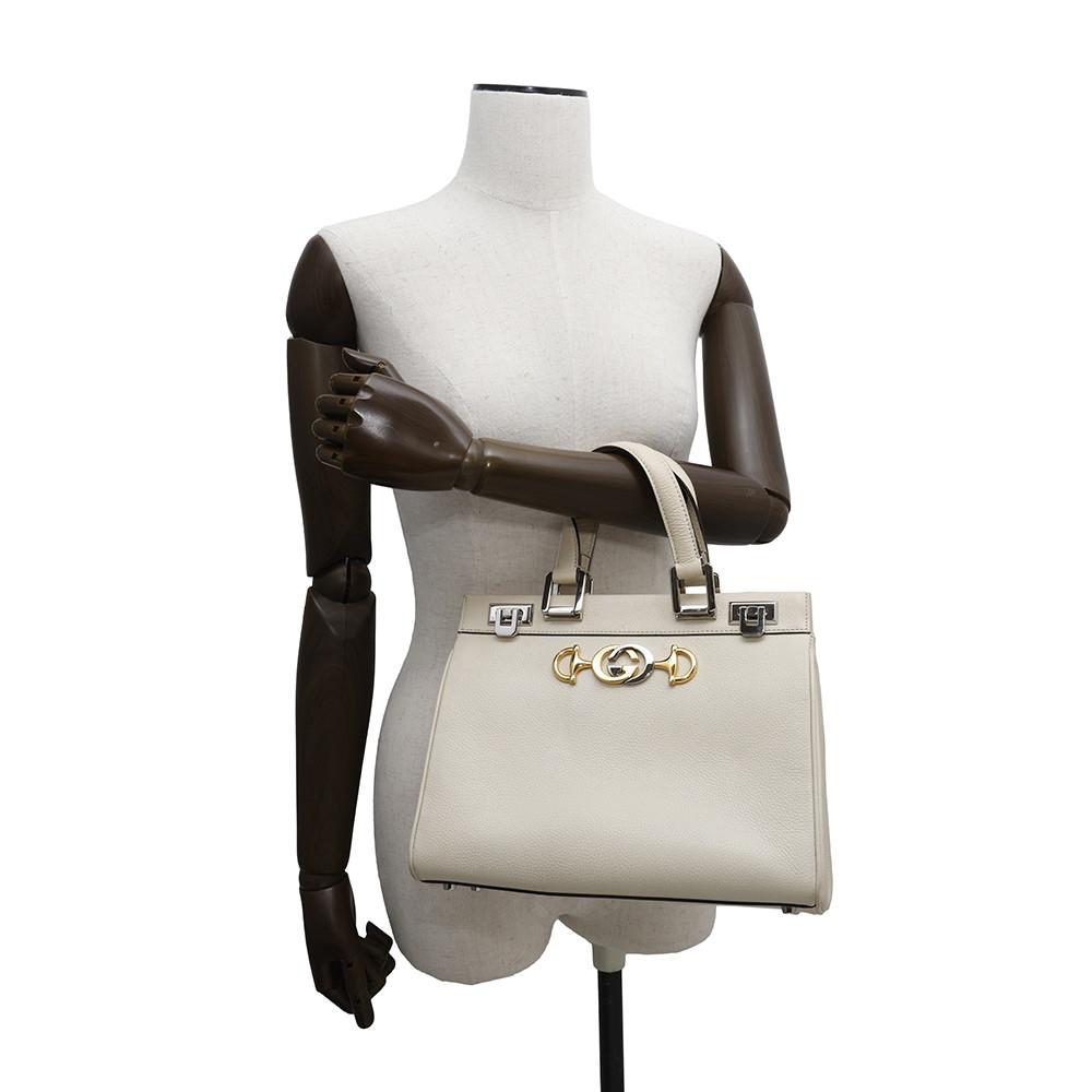 GUCCI Zumi 2wayHandbag Ivory569712 Leather