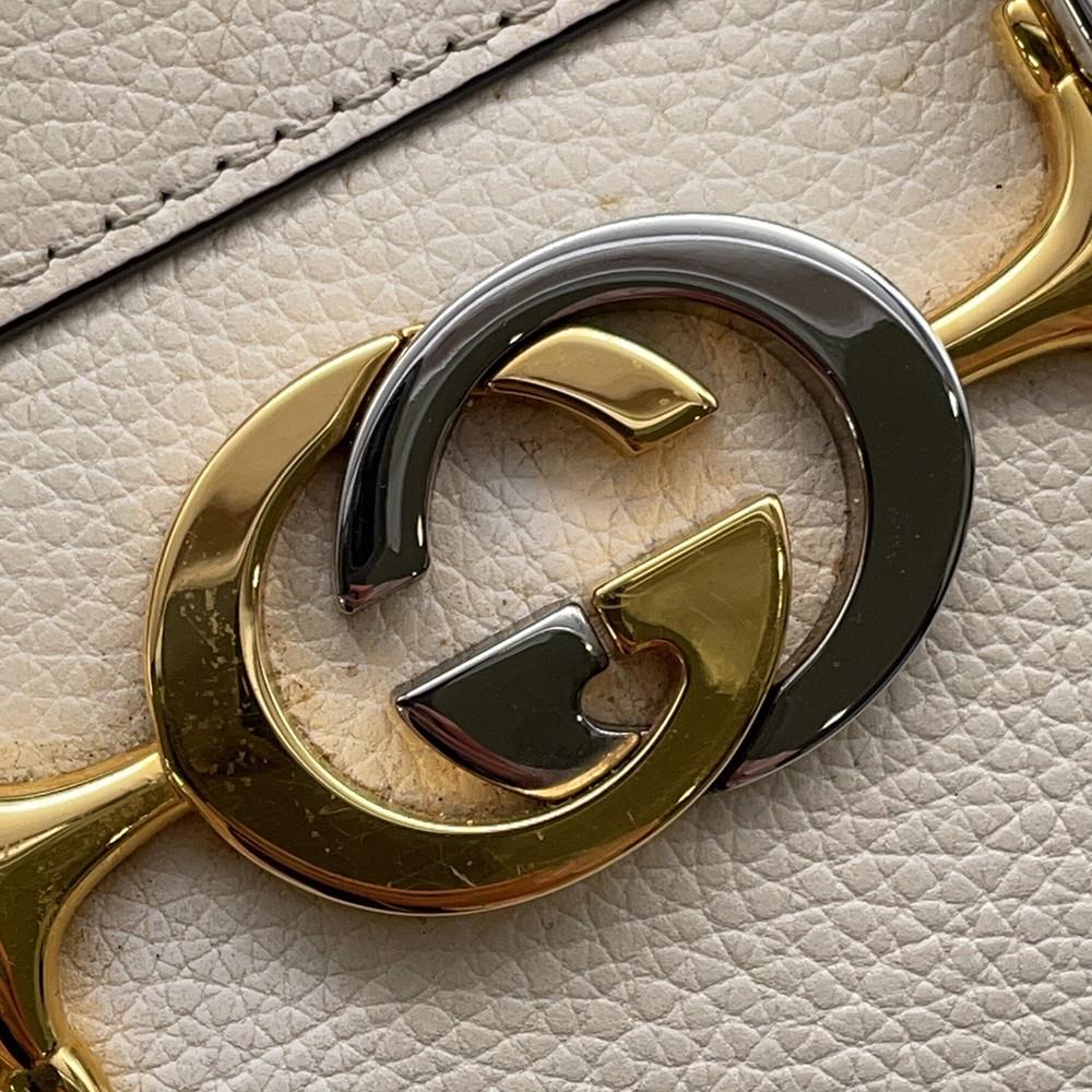 GUCCI Zumi 2wayHandbag Ivory569712 Leather