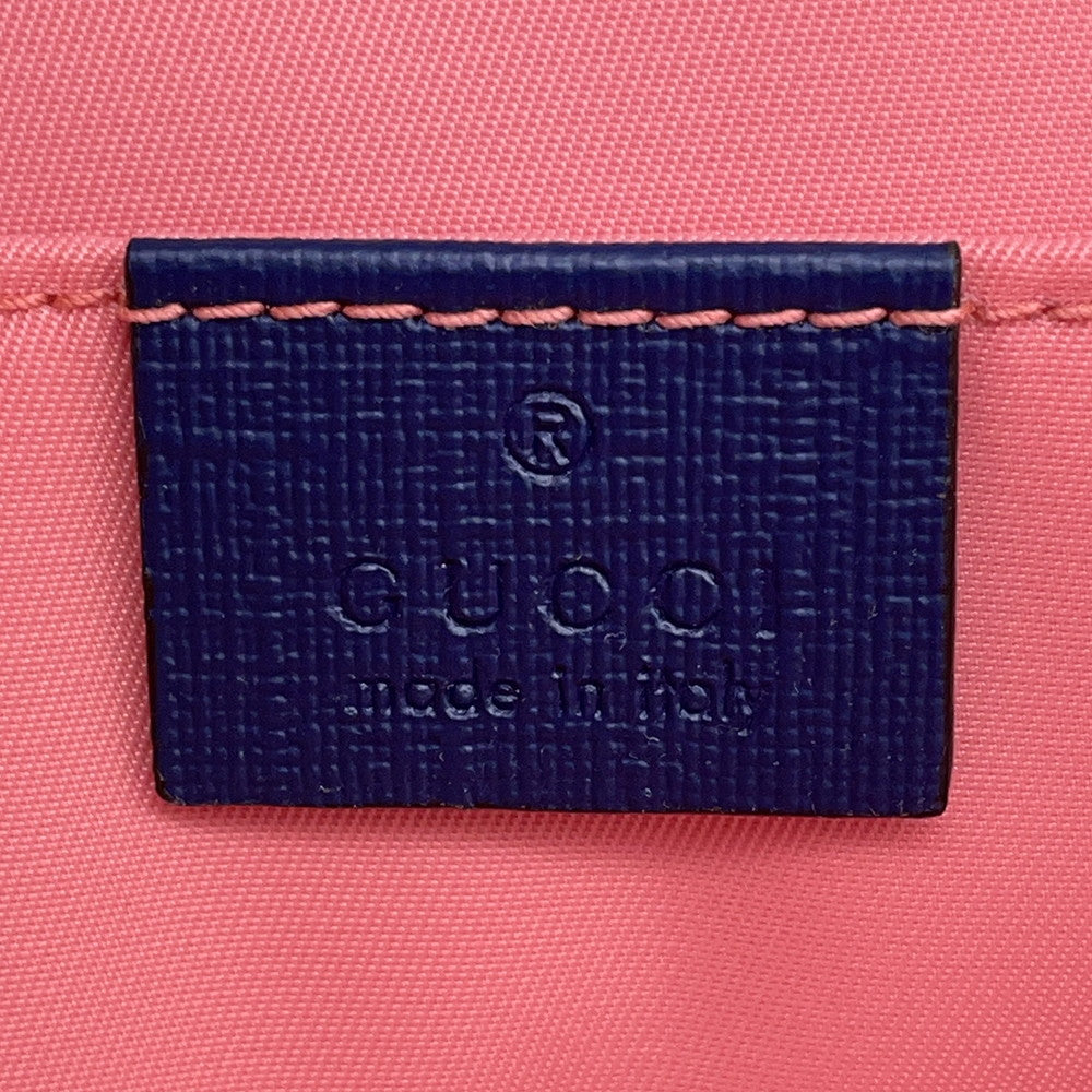GUCCI Jetson Tote Bag Children's Pink/Blue605614 PVC Leather