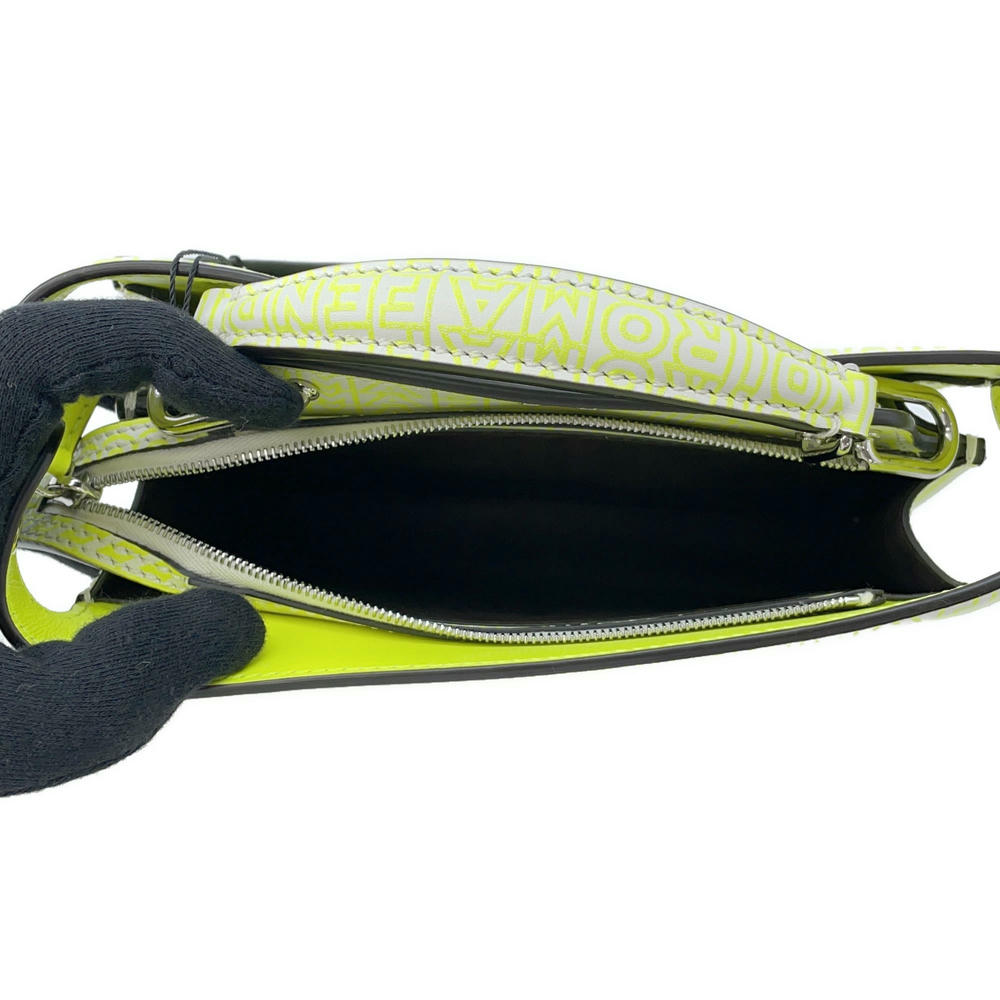 FENDI Peekaboo I.C.U. X-Cross Yellow7VA582 Leather Size Mini