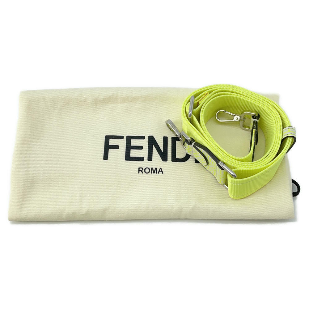 FENDI Peekaboo I.C.U. X-Cross Yellow7VA582 Leather Size Mini