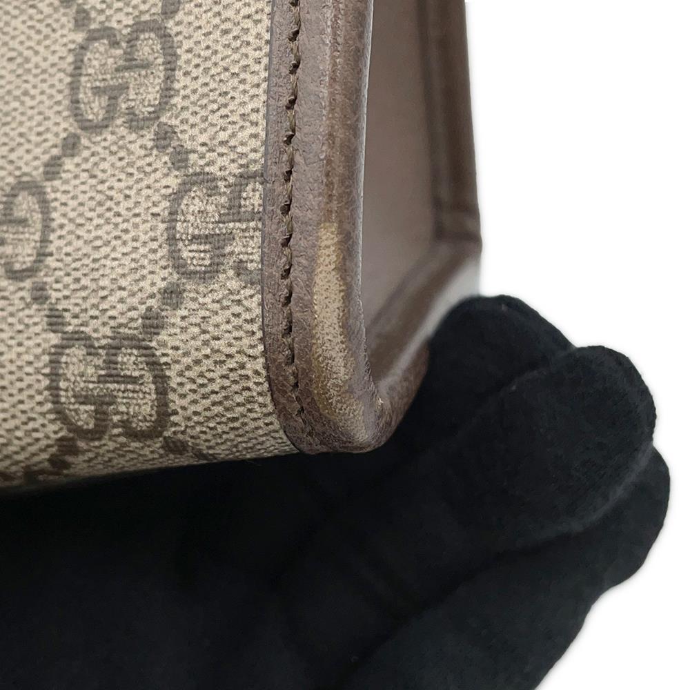 GUCCI GG Supreme 2WAY Tote Bag Disney collaboration Beige/Brown648134 PVC Leather