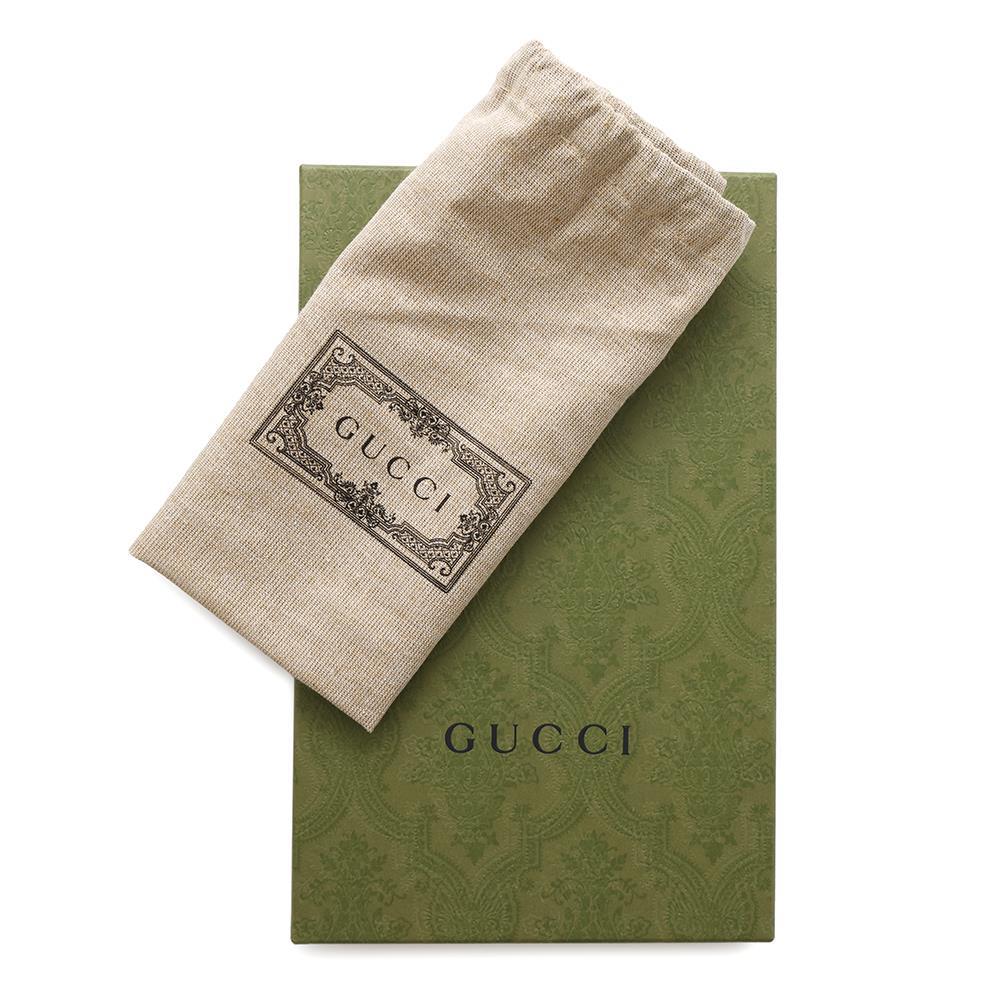 GUCCI GG Supreme Phone Shoulder Pouch Black724357 PVC Leather