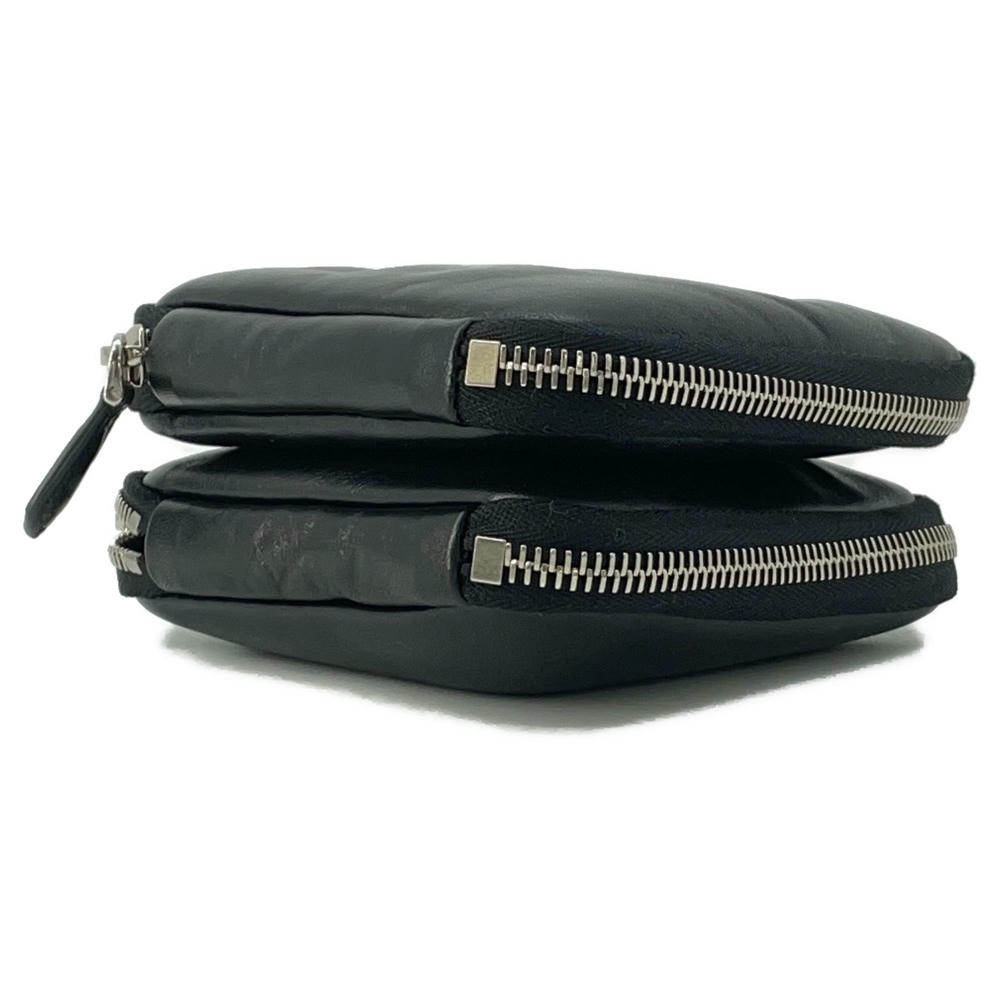 PRADA Triangle Mini Pouch 2wayShoulder Black1NR015 Leather