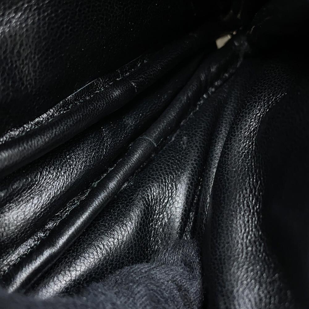 PRADA Triangle Mini Pouch 2wayShoulder Black1NR015 Leather