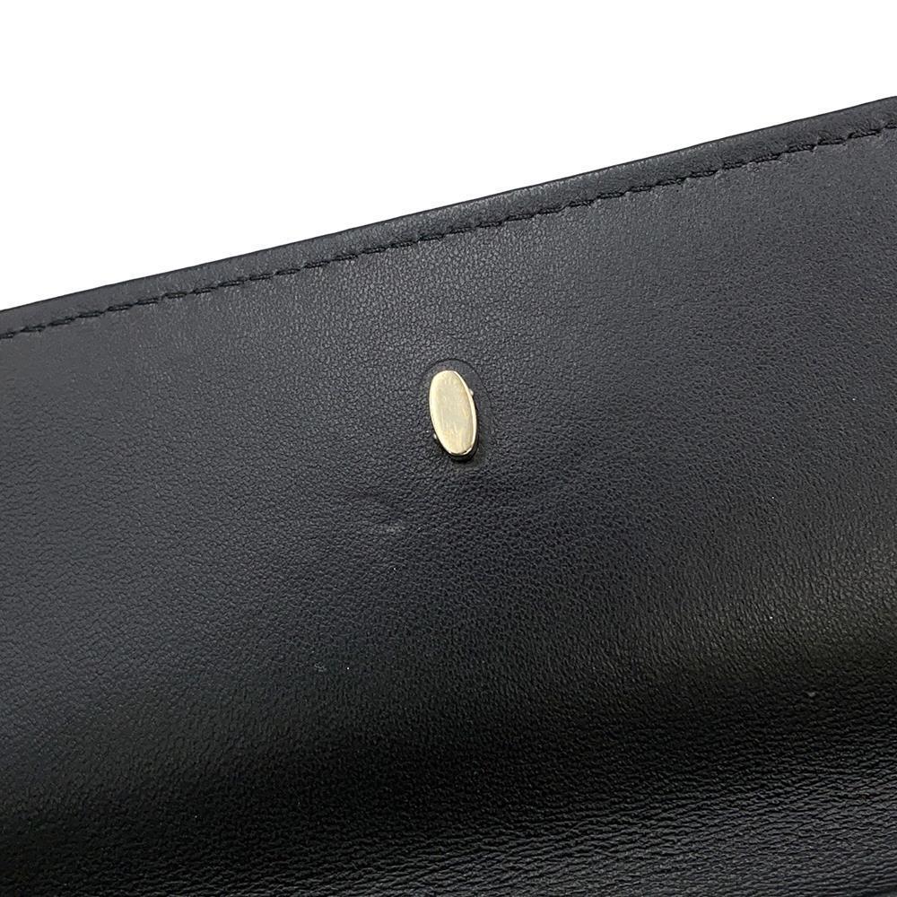 CHANEL Matelasse Clutch Bag Black Lambskin