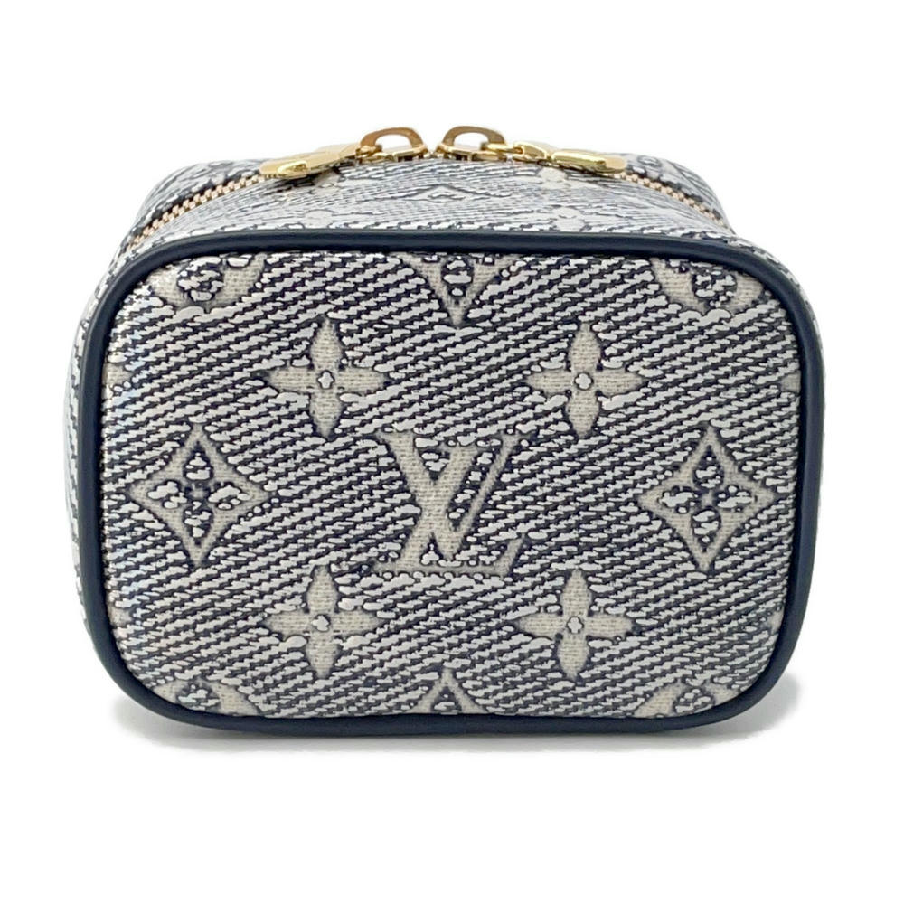 LOUIS VUITTON micro vanity BlueM82467 Monogram Laminated Jacquard