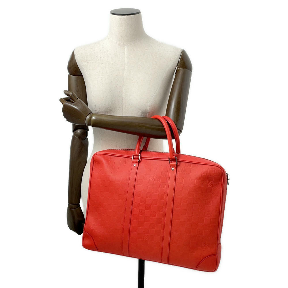 LOUIS VUITTON Porte Documan Voyage FusionN41143 Damier Infini Leather