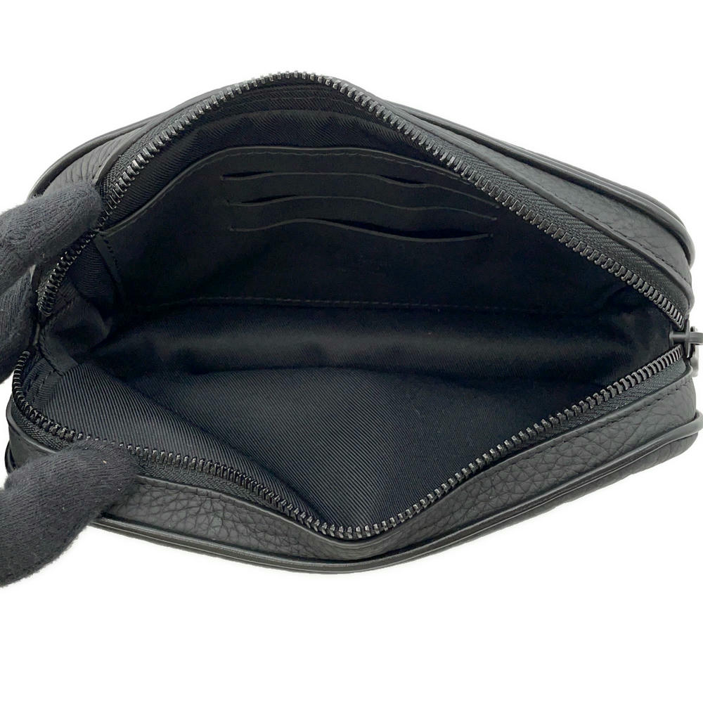 LOUIS VUITTON Pochette Volga NoirM55703 Monogram・Taurillon