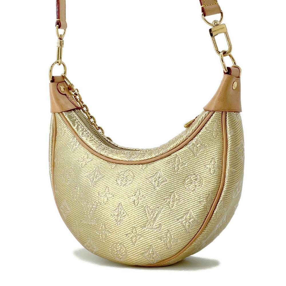LOUIS VUITTON loop GoldM22928 Monogram Laminated Jacquard