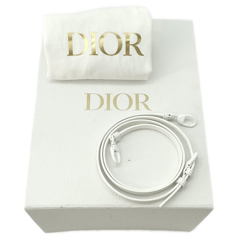 Dior Lady Dior Capsule Bag White Leather Plastic