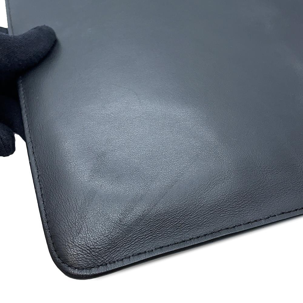 FENDI Monster Clutch Bag Black/Yellow7N0078 Leather