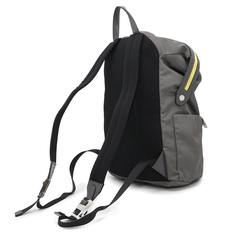 FENDI Monster Backpack Khaki/Gray7VZ035 Nylon