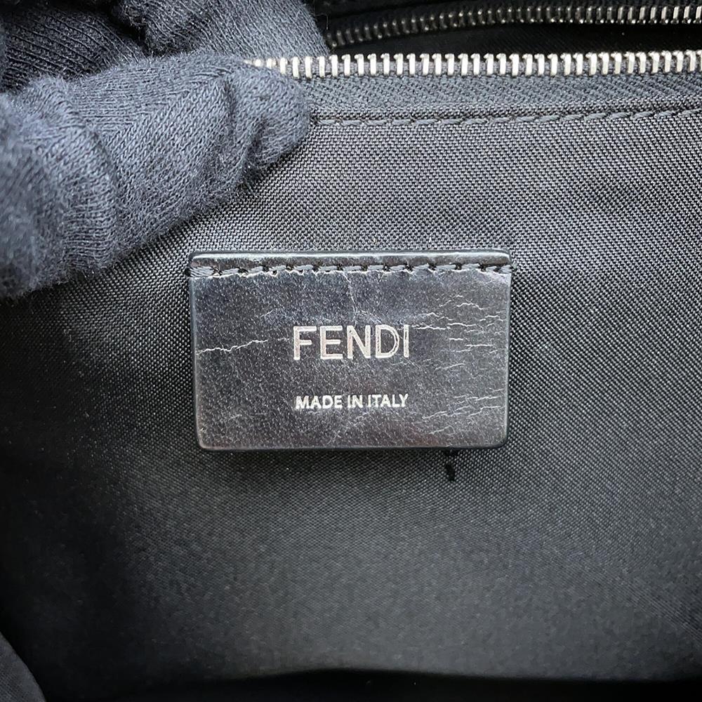 FENDI Monster Backpack Khaki/Gray7VZ035 Nylon