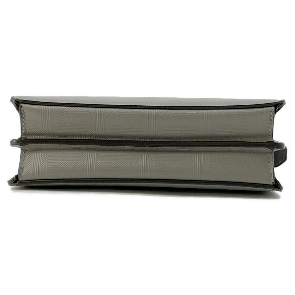 FENDI Peekaboo ICUXCross 2wayBag Gray7VA582 Leather