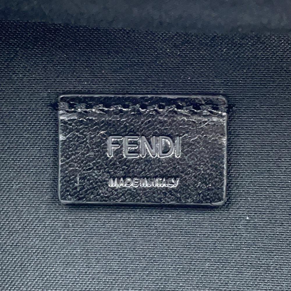 FENDI Travel Mini Bag Shoulder Bag Red7VA542 Leather