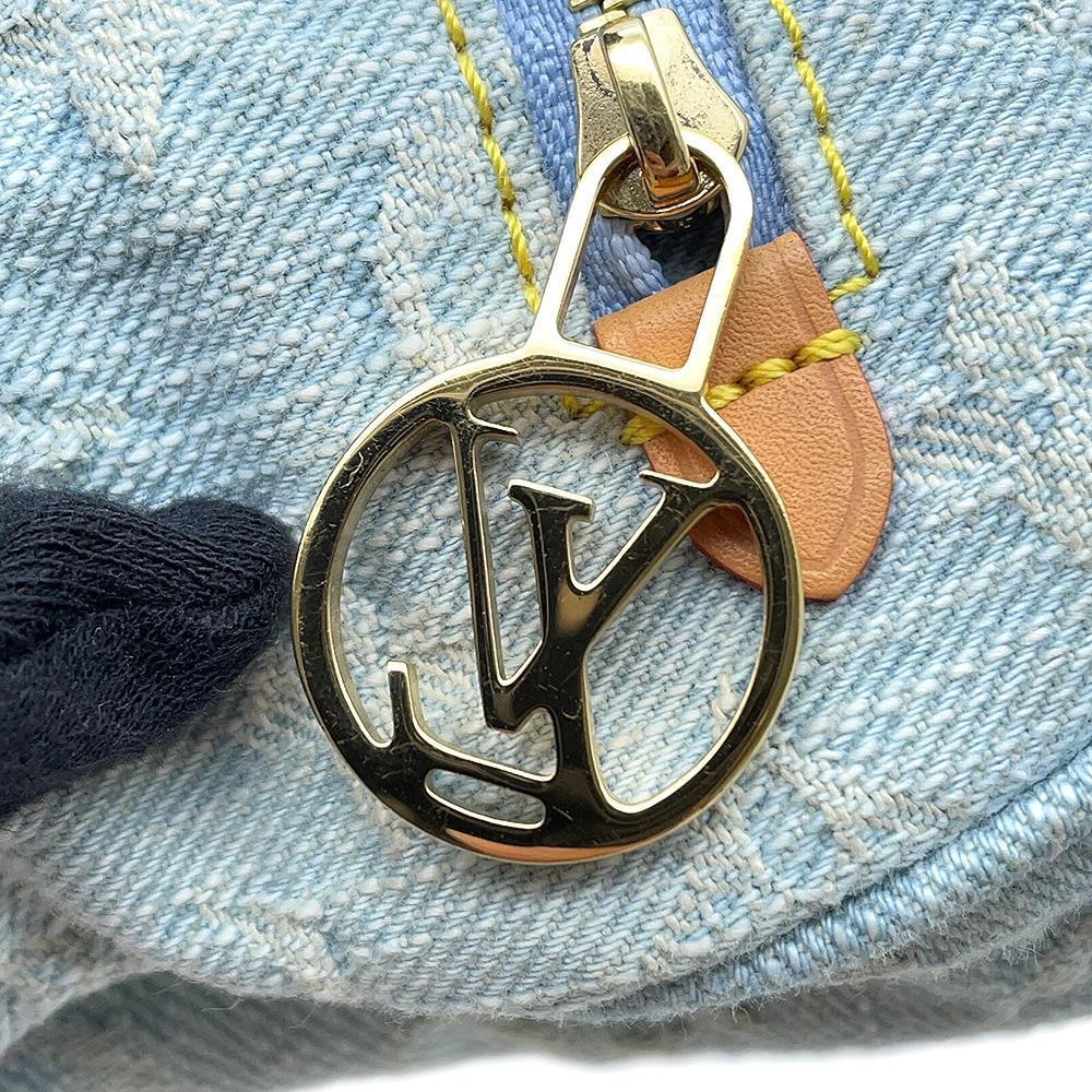LOUIS VUITTON loop Light BlueM24846 Monogram Denim
