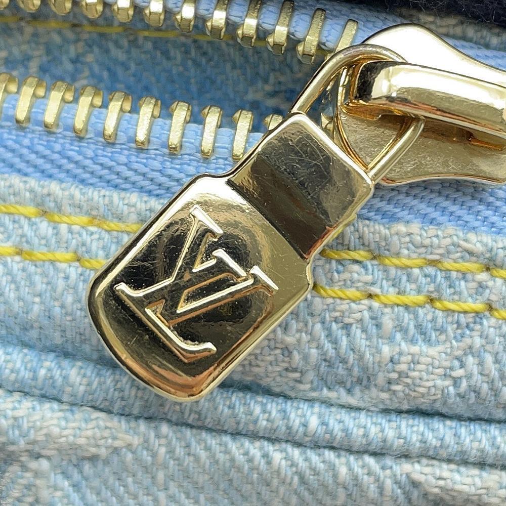 LOUIS VUITTON loop Light BlueM24846 Monogram Denim