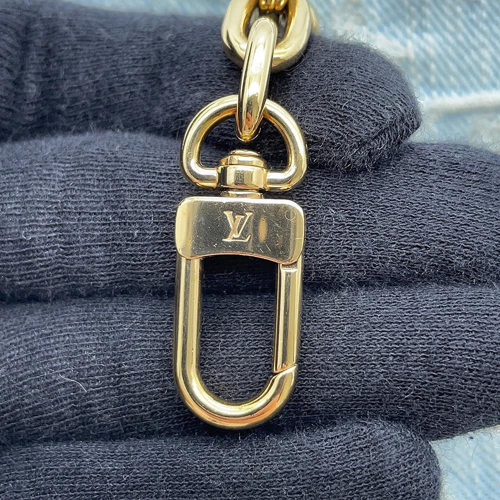 LOUIS VUITTON loop Light BlueM24846 Monogram Denim