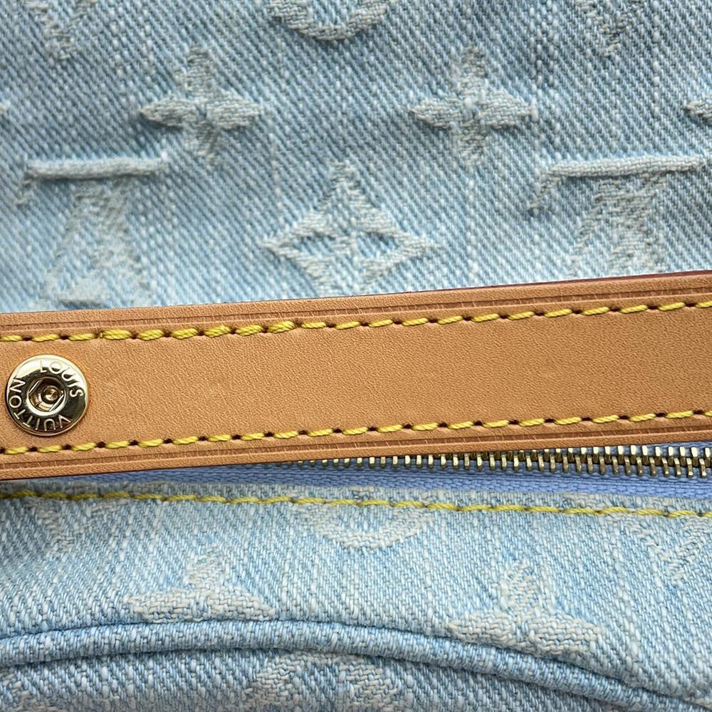 LOUIS VUITTON loop Light BlueM24846 Monogram Denim
