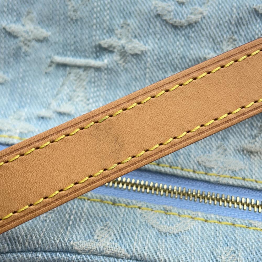 LOUIS VUITTON loop Light BlueM24846 Monogram Denim