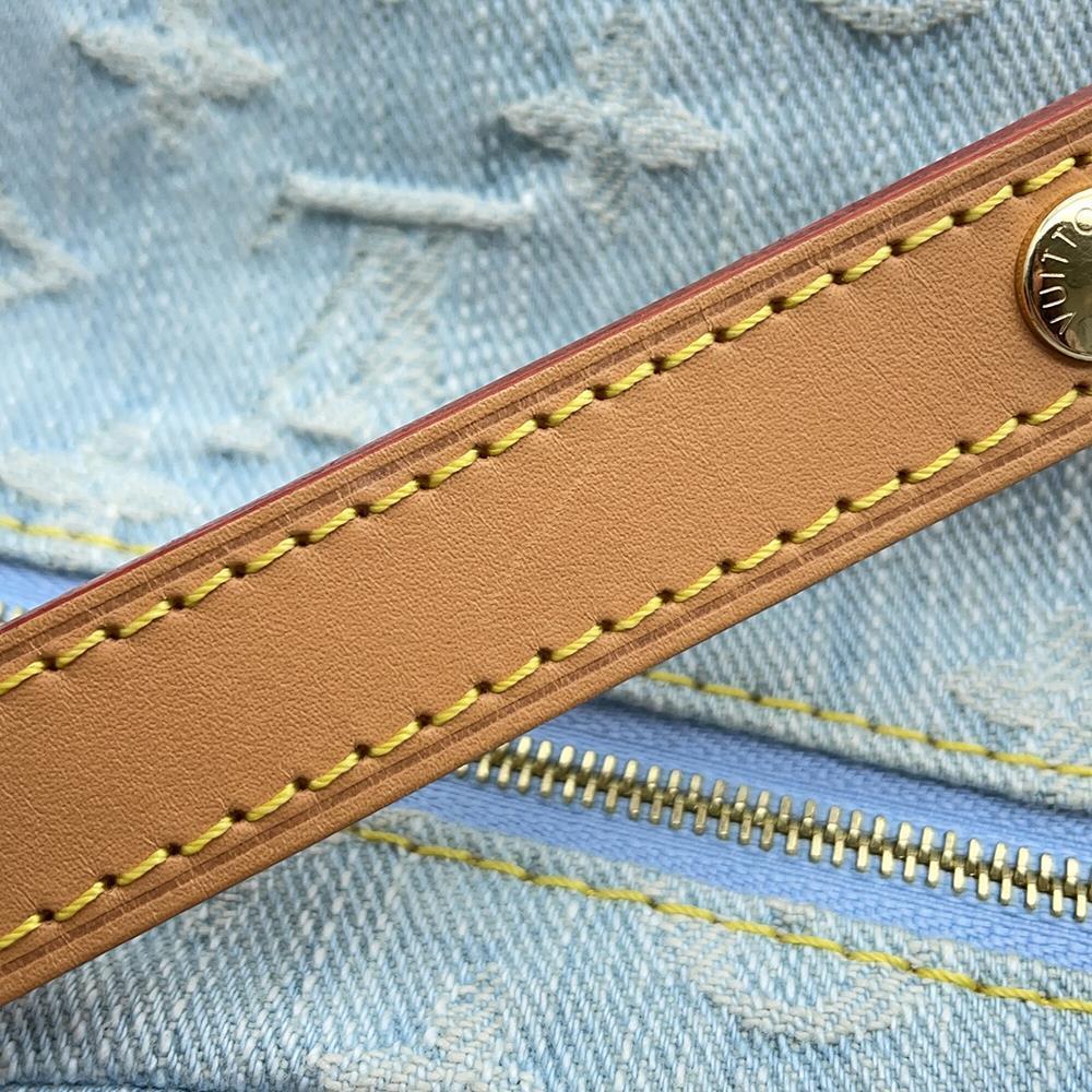 LOUIS VUITTON loop Light BlueM24846 Monogram Denim