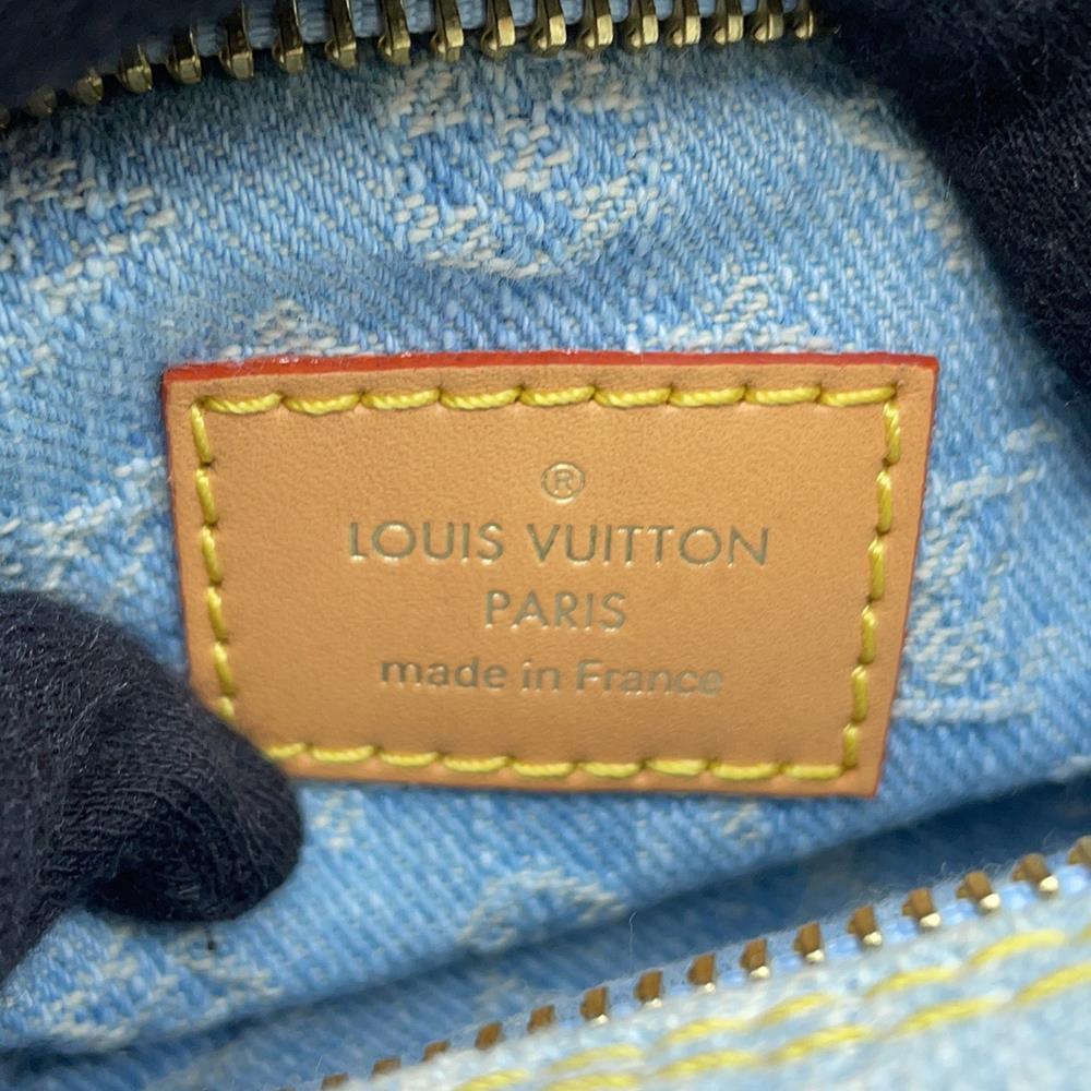 LOUIS VUITTON loop Light BlueM24846 Monogram Denim