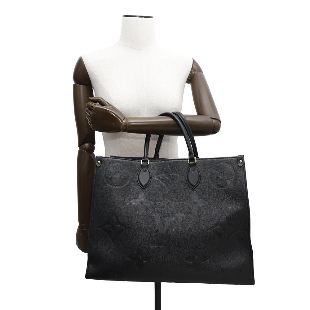 LOUIS VUITTON Onthego NoirM44925 Monogram Empreinte Leather Size GM