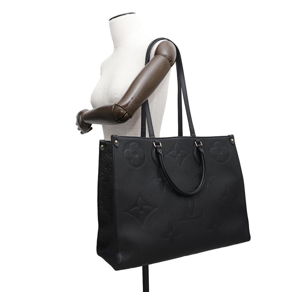 LOUIS VUITTON Onthego NoirM44925 Monogram Empreinte Leather Size GM