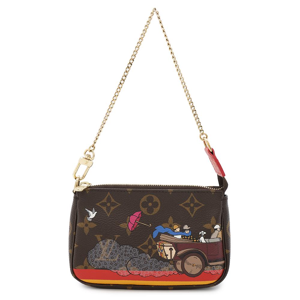 LOUIS VUITTON Mini Pochette Accessoires BrownM41655 Monogram