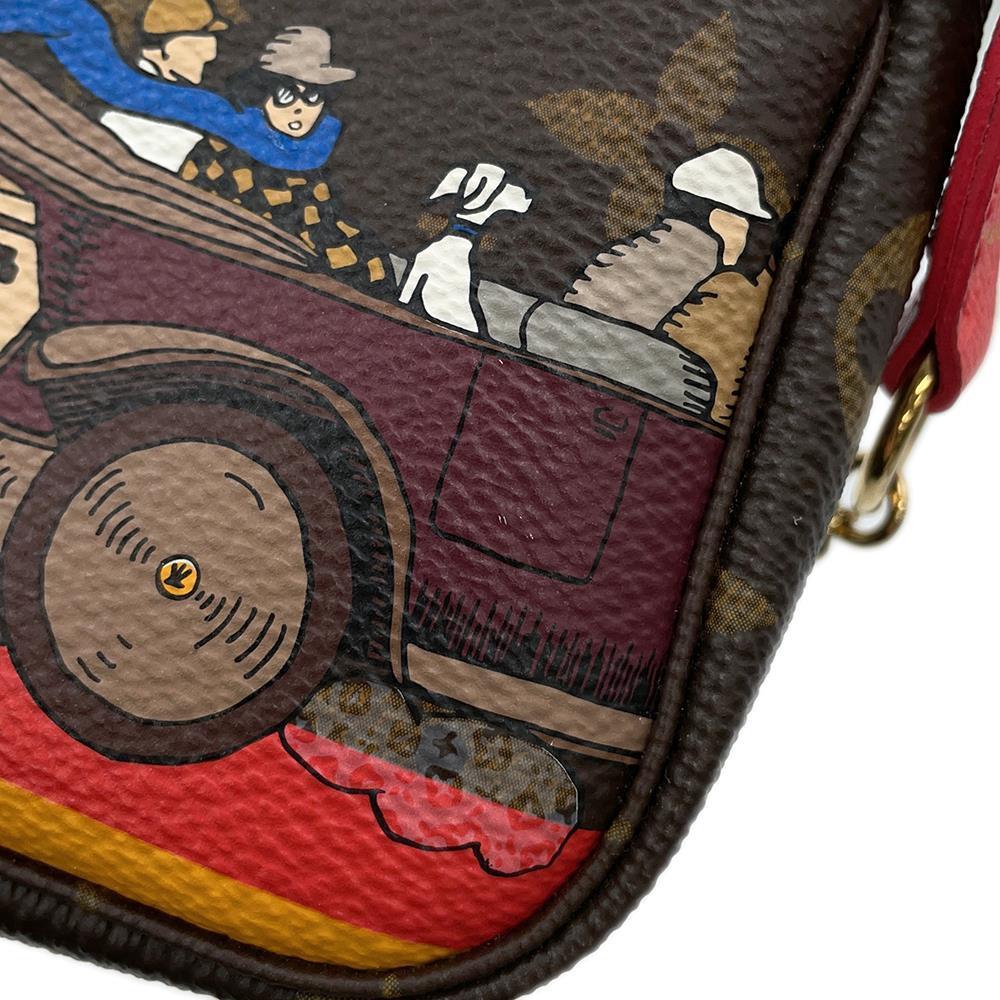 LOUIS VUITTON Mini Pochette Accessoires BrownM41655 Monogram