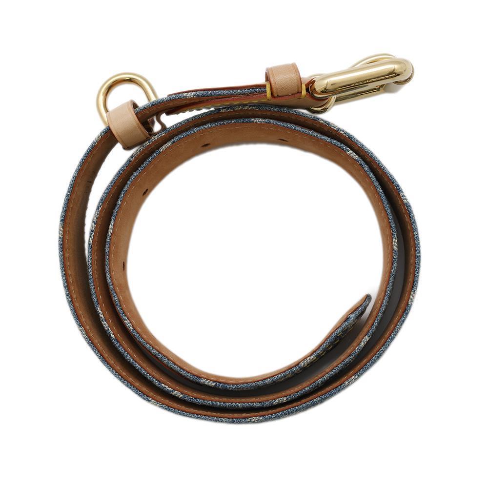 LOUIS VUITTON Belt Belt Size 80 BlueM6921U Monogram Denim