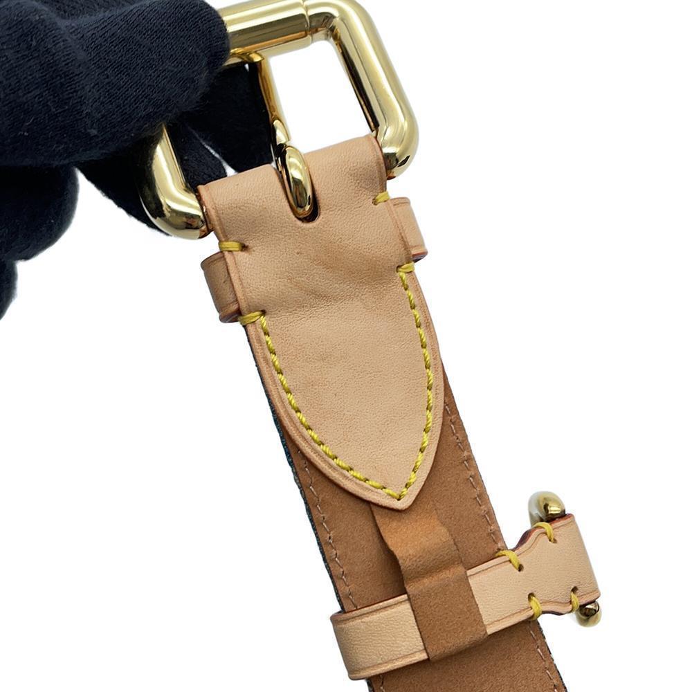 LOUIS VUITTON Belt Belt Size 80 BlueM6921U Monogram Denim