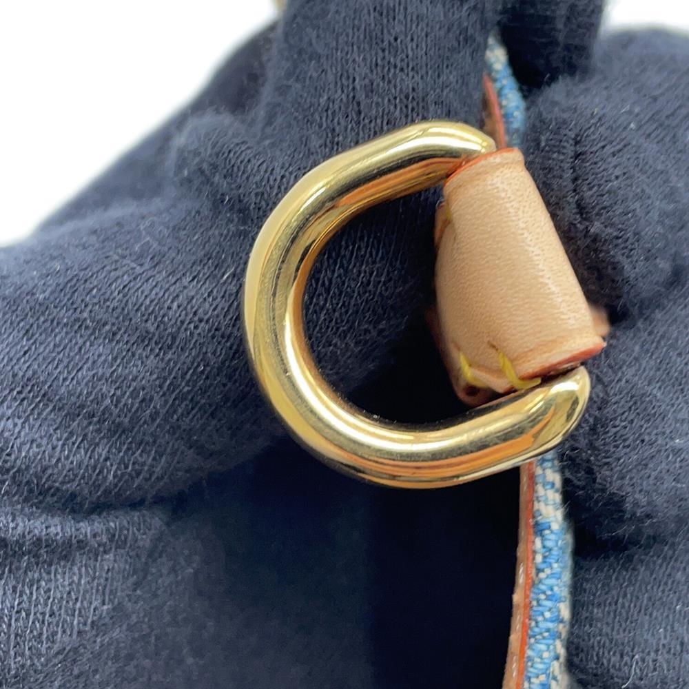 LOUIS VUITTON Belt Belt Size 80 BlueM6921U Monogram Denim