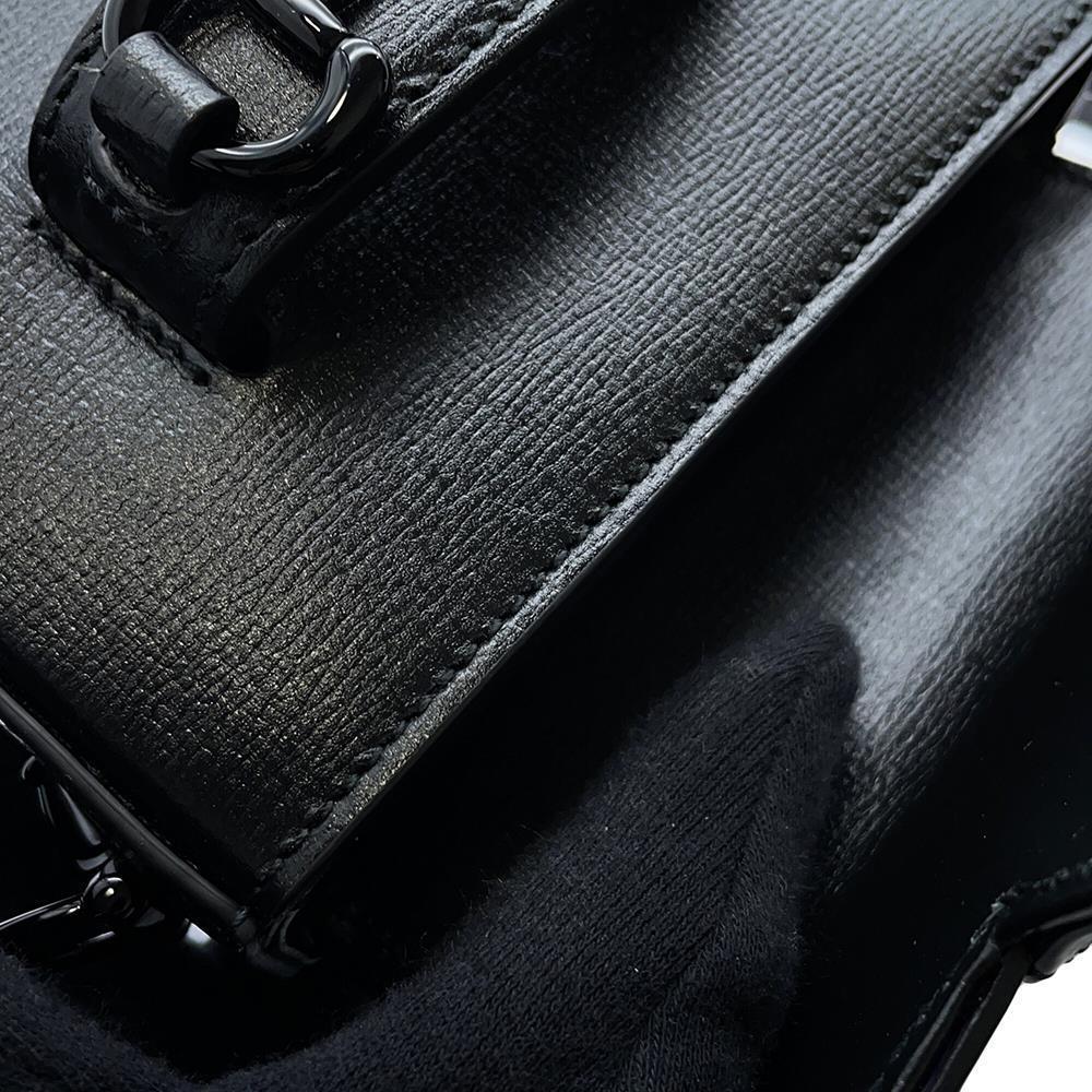 GUCCI Horsebit 1955 2WAYShoulder Bag Black726863 Leather