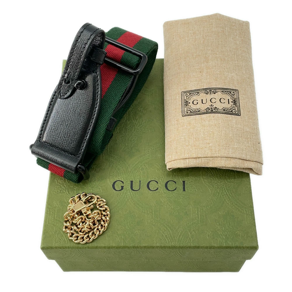 GUCCI Horsebit 1955 2WAYShoulder Bag Black726863 Leather