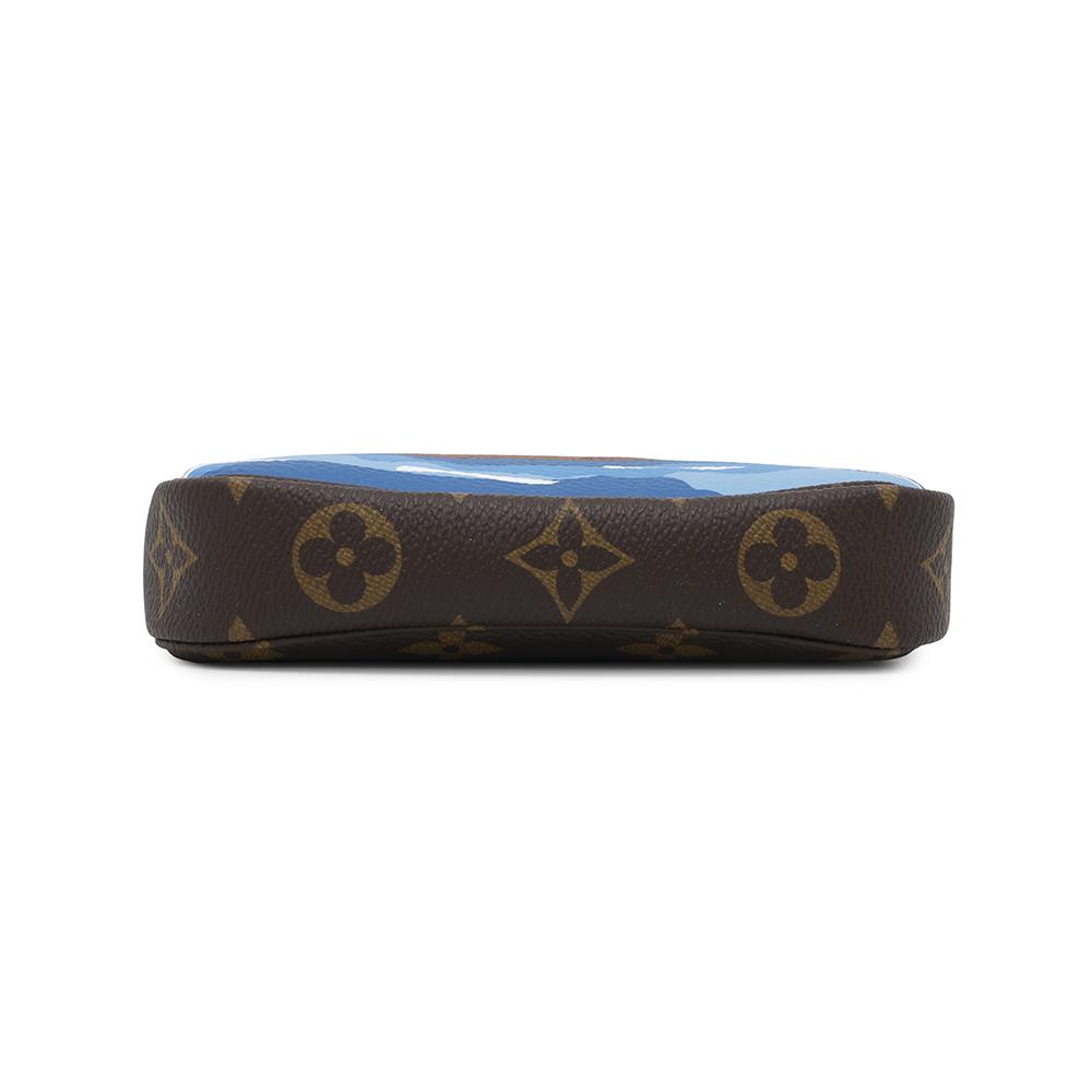 LOUIS VUITTON Mini Pochette Accessoires Vivienne BlueM68489 Monogram
