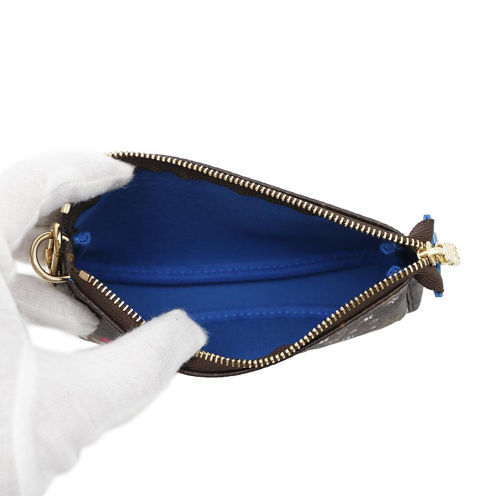 LOUIS VUITTON Mini Pochette Accessoires Vivienne BlueM68489 Monogram