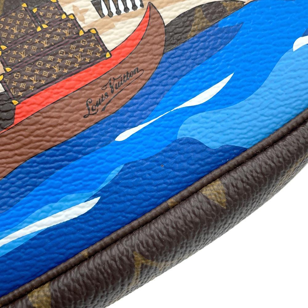 LOUIS VUITTON Mini Pochette Accessoires Vivienne BlueM68489 Monogram